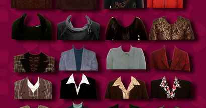 Plantillas de traje formal de mujer para Photoshop Recursos